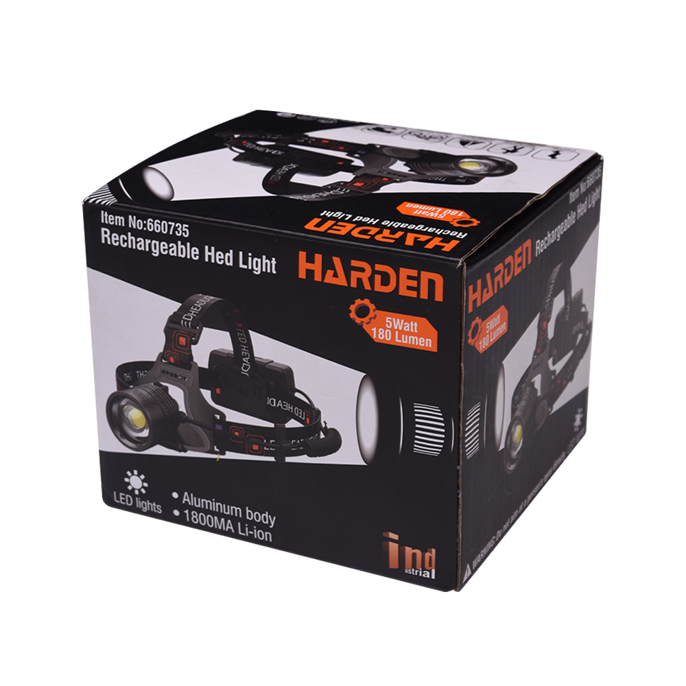 Фонарь налобный 1800mAh  Арт.660735